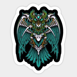 Machandala Owl Sticker